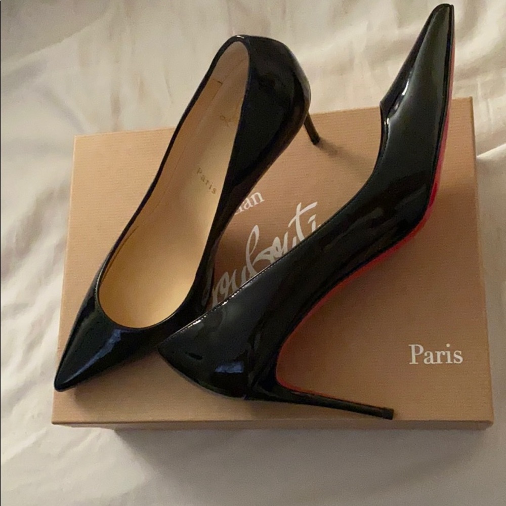Christian Louboutin Kate 85 Patent 39 NWT